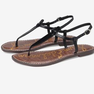 Sam Edelman: Gigi Sandals. Black leather. 6.5. Gently used. Well cared for.